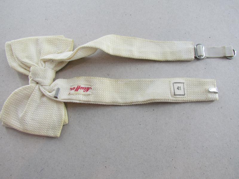 WH/SS officer Dress Silk Bowtie White