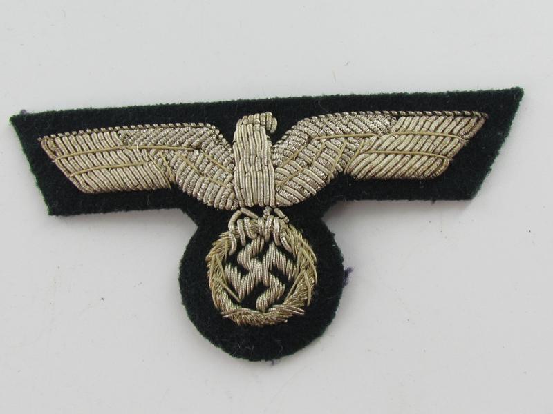 Wehrmacht ( Heer ) Embroided Officers Cap Eagle