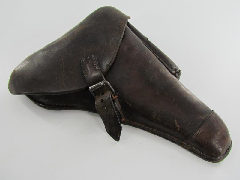 WW1 Hardshell P08 Luger Holster Dated 1915