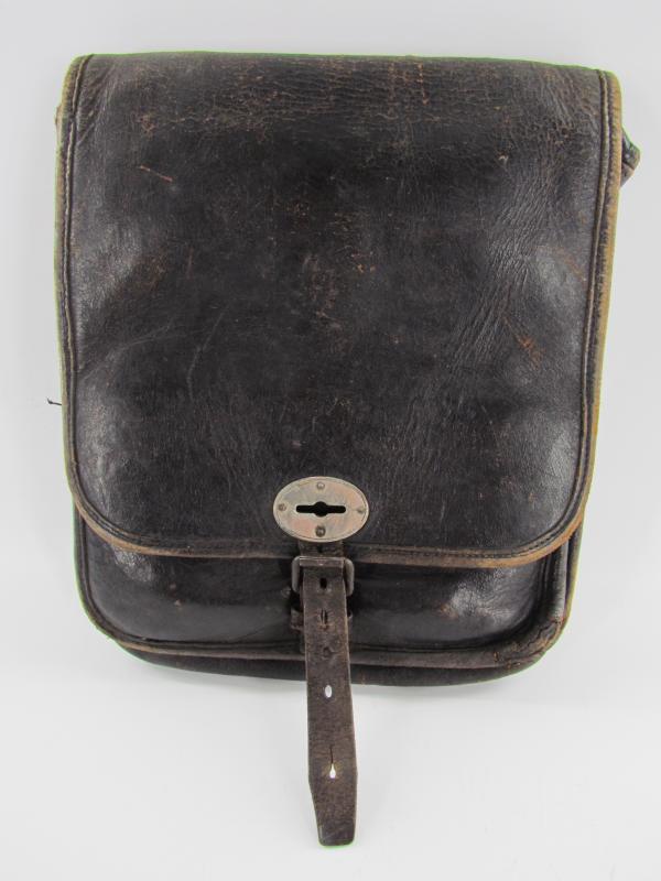 Reichsluftschutzbund ( RLB ) Black Leather Map Case Marked 1942