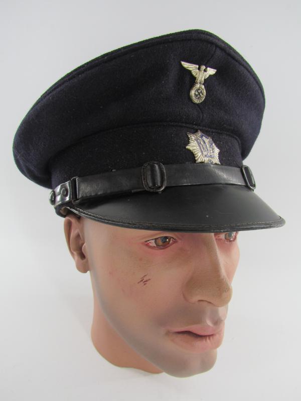 RLB ( Reichsluftschutzbund )Block Warden's Visor Cap