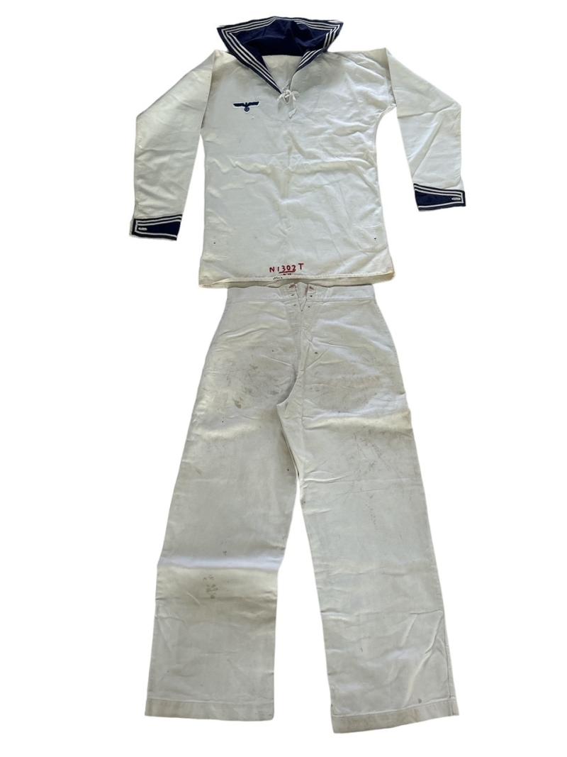 Kriegsmarine Summer Sailors Tunic and Trousers