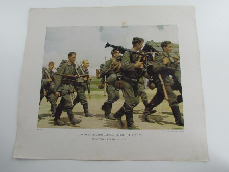 German.Printed Photo,”Das Heer Im Grossdeutschen Freiheitskampf