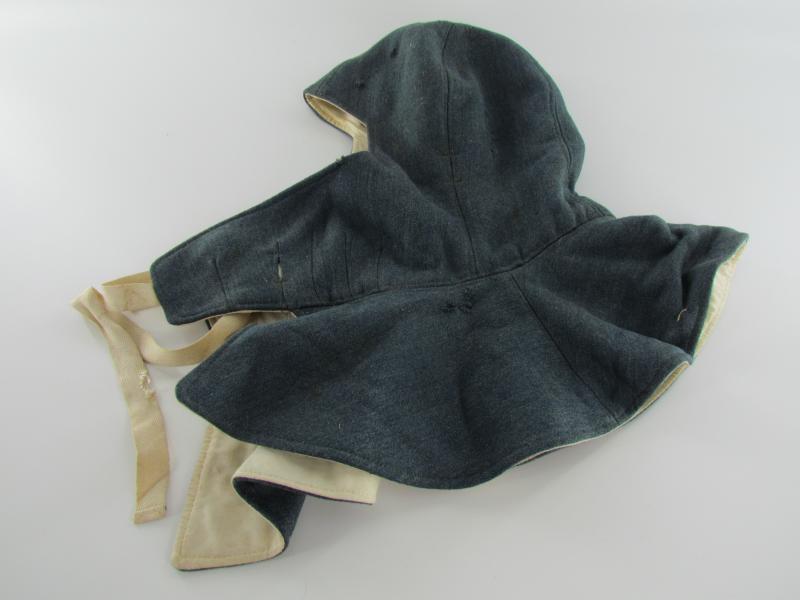 1ST Model Luftwaffe Winterhood in Blue Wool