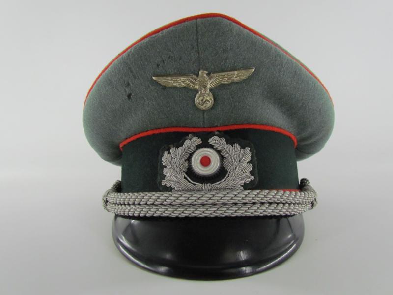 Wehrmacht Heer Artillery Officer Visor Cap...Sonderklasse