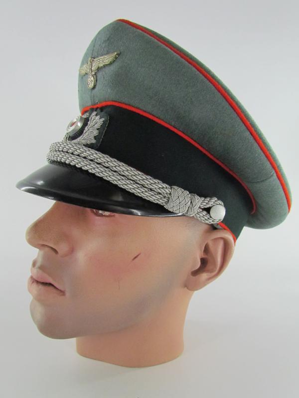 Wehrmacht Heer Artillery Officer Visor Cap...Sonderklasse