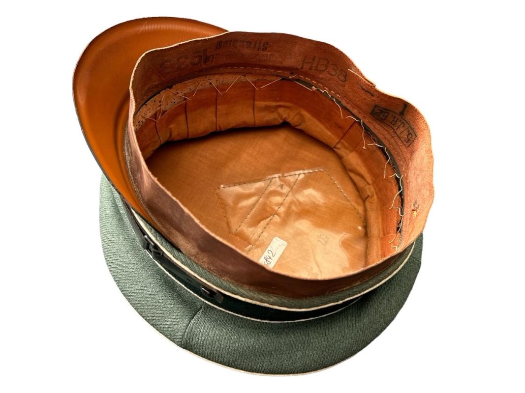 Wehrmacht Infantry EM/NCO Visor Cap , Unit marked