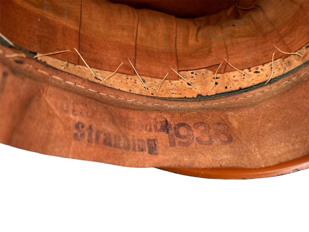 Wehrmacht Infantry EM/NCO Visor Cap , Unit marked