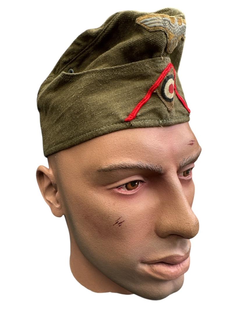 Wehrmacht Heer ( Afrikakorps ) M34 Tropical Overseas Cap – Artillery - Clemens Wagner 1942