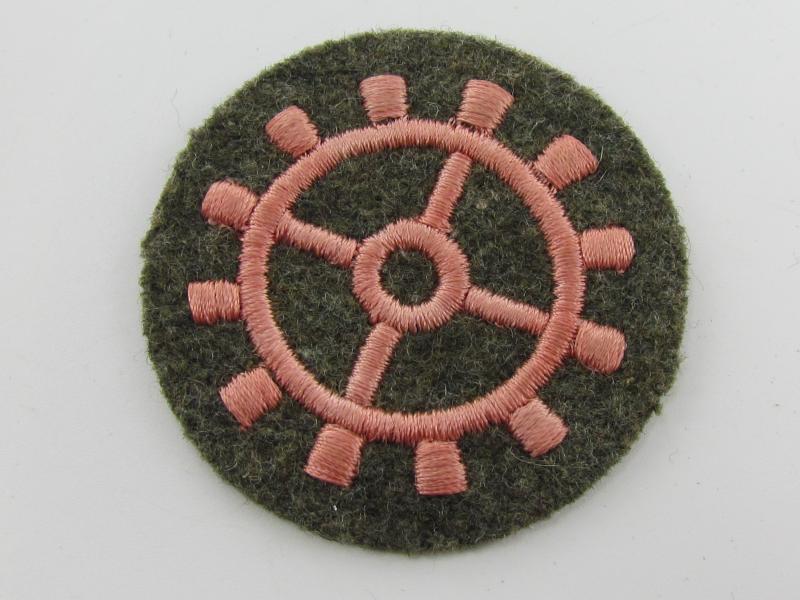 Wehrmacht ( Heer ) Panzer Mechanic Trade Patch