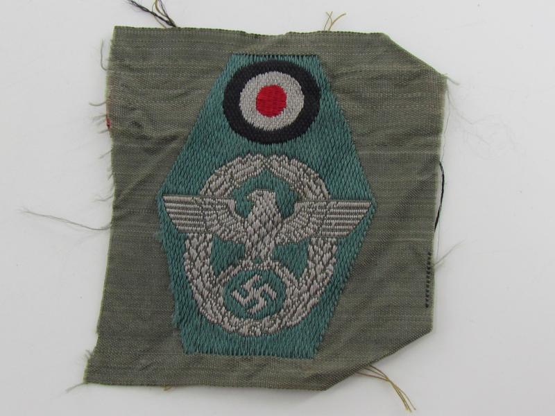 German M43 Police BeVo cap-eagle/cocarde