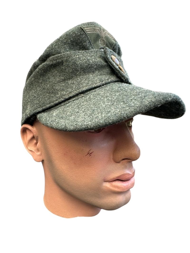 Wehrmacht Heer M43 field cap in Italian wool....Rare!