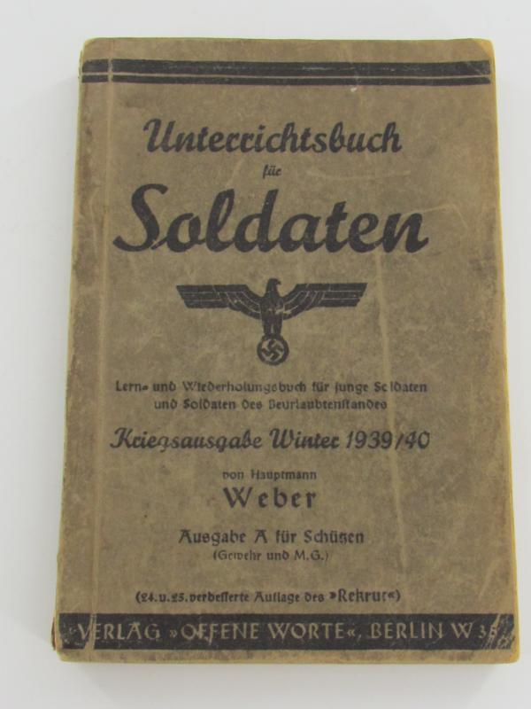 Wehrmacht (Heer) Handbook 'unterrichtsbuch für Soldaten