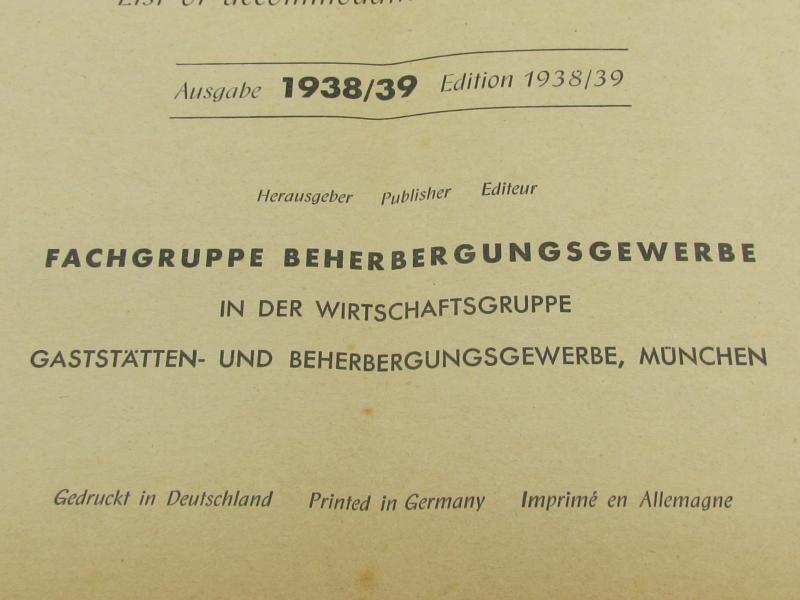 Historic Nazi tourist guide of München ( Munich )
