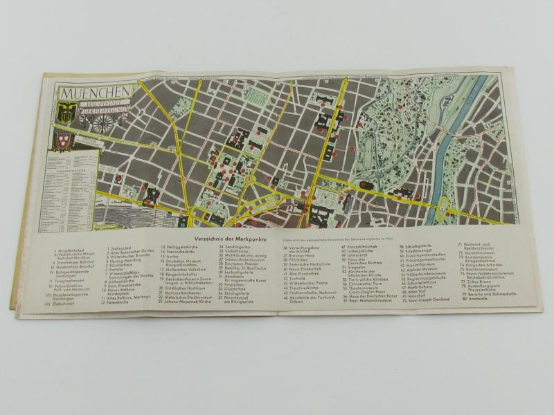 Historic Nazi tourist guide of München ( Munich )