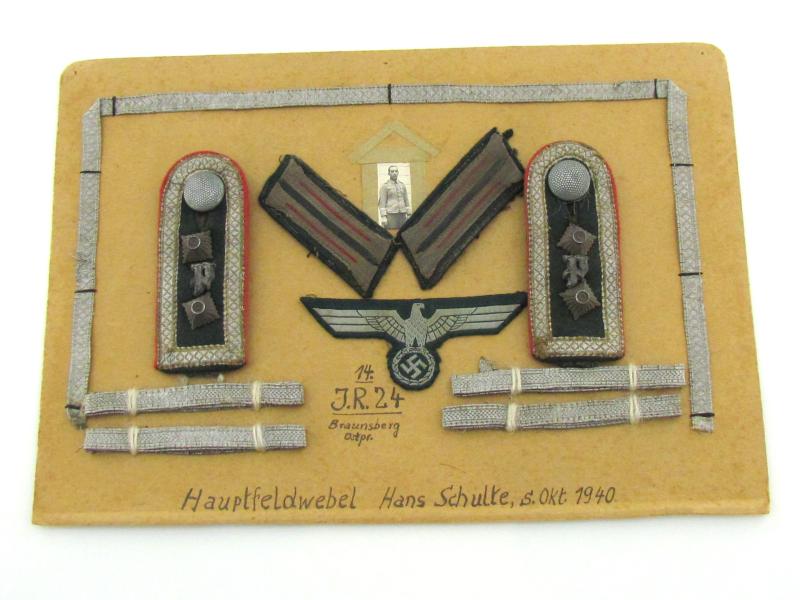 Wehrmacht Panzerjäger insignia grouping (named)