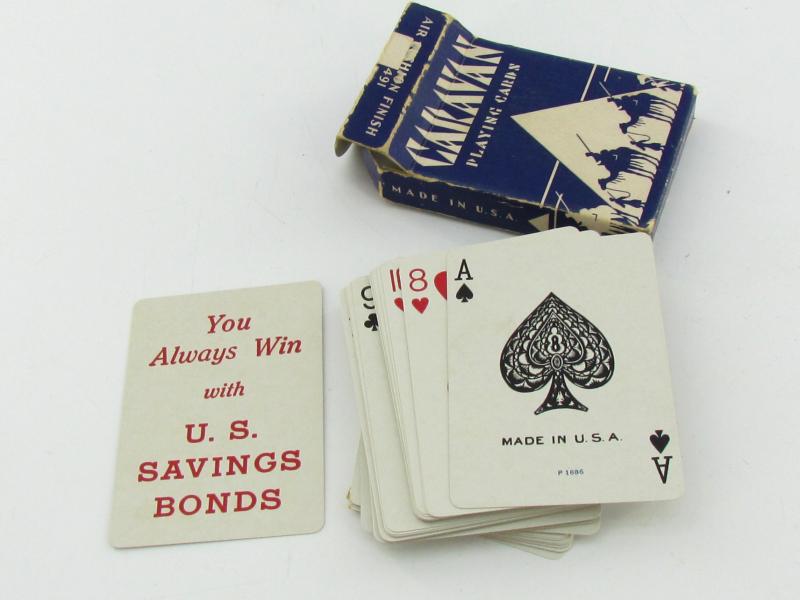 US WWII Caravan Playing Cards