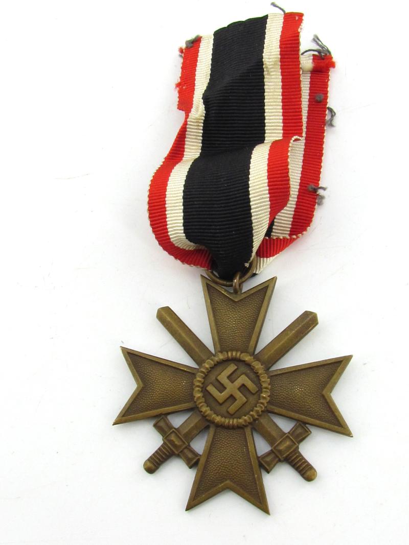 German War Merit Cross with Swords Marked 