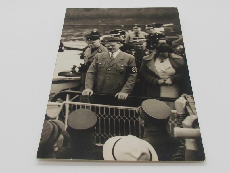 Postcard : Adolf during a NSDAP party day