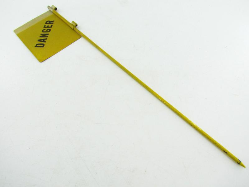 Original U.S. WWII DANGER Mine Field Marker Flag