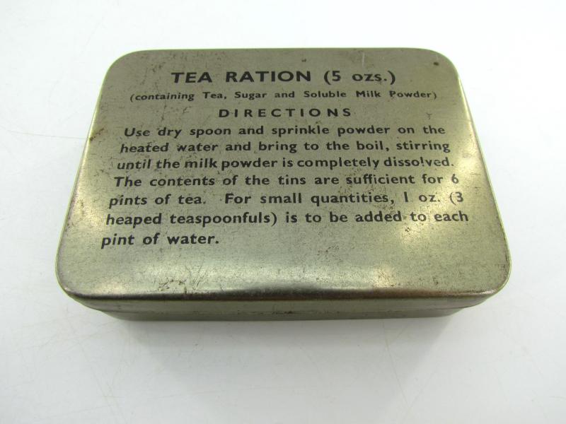 British WWII Tea Ration Tin Can