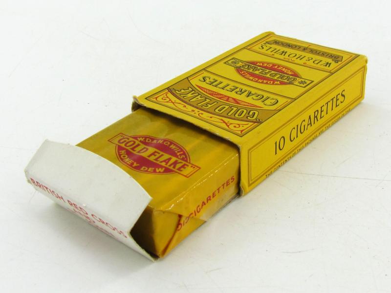 British WWII Gold Flake Cigarettes