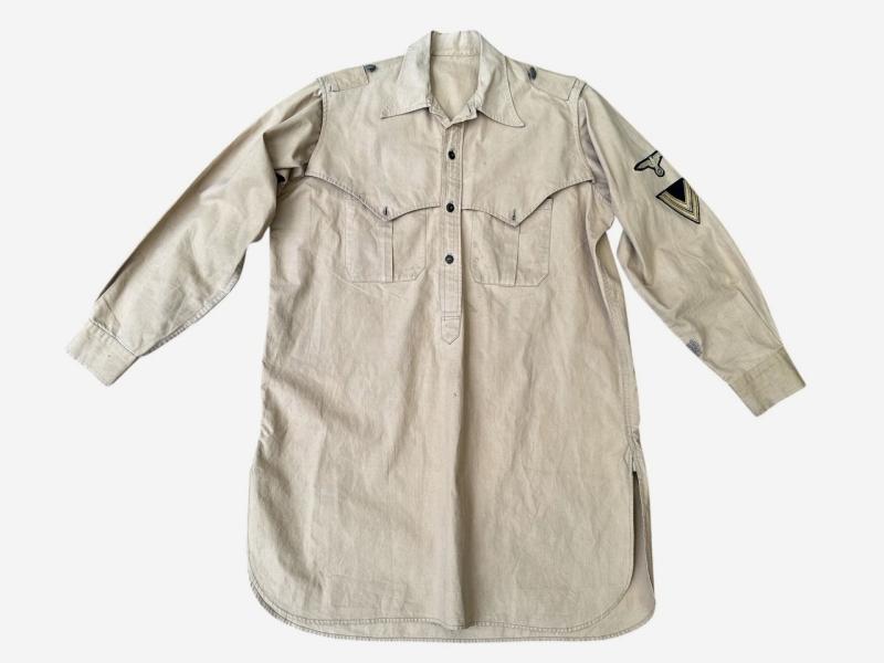 Waffen-SS tropical ‘Sahariana’ Shirt with Insignia