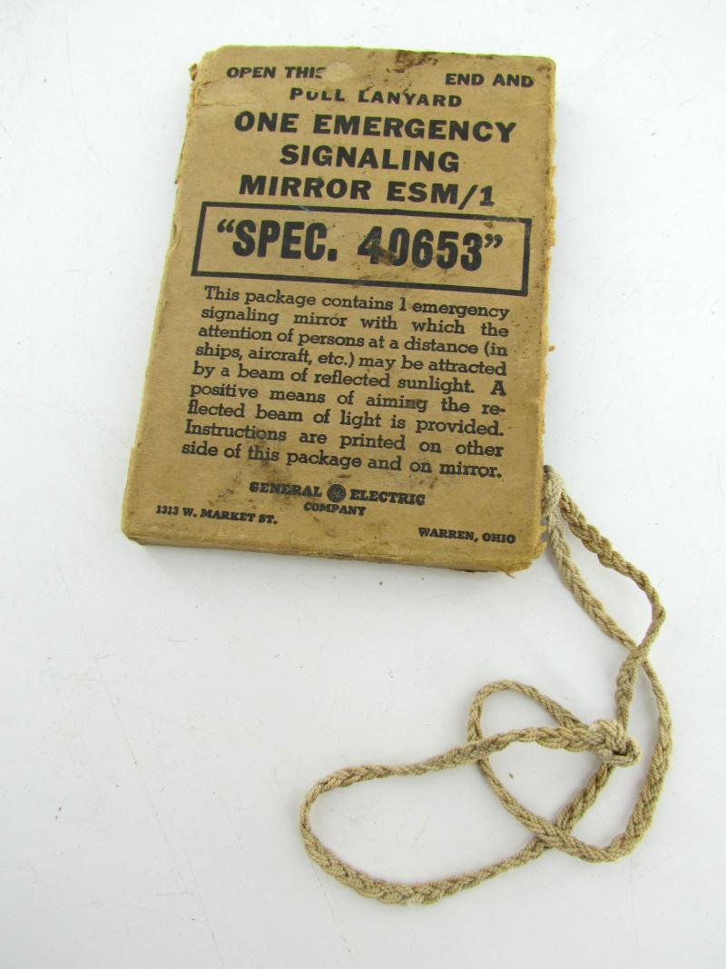 US WWII Emergency signaling mirror ESM/1