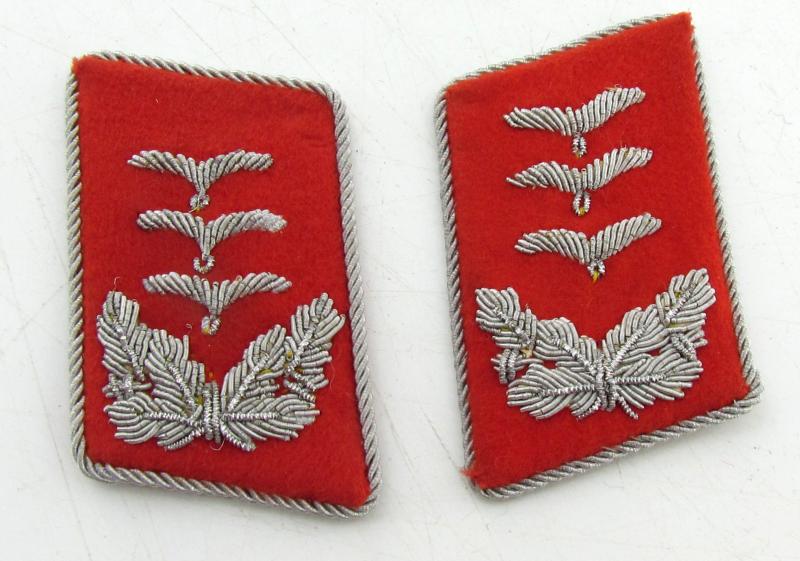 Luftwaffe Hauptmann Collar Tabs for anti-aircraft ‘Flak’