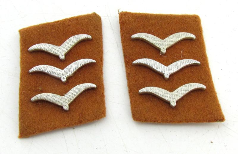 Luftwaffe Nachrichten Collar Tabs 