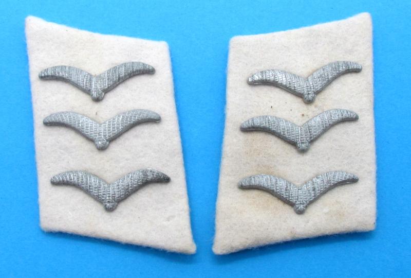 Luftwaffe Hermann Göring division 'Obergefreiter ' Collar Tabs