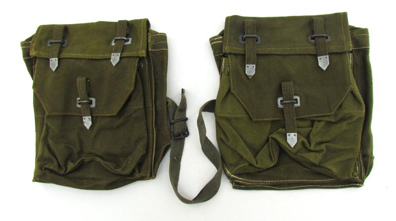 Original Late-War Wehrmacht Pioneer Equipment Bags (Matching Pair)