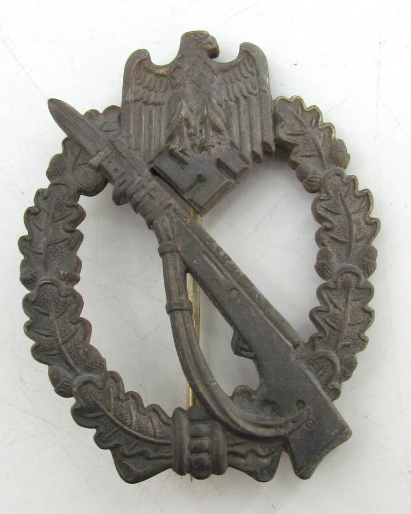 Infantry Assault Badge ( Sturmabzeichen ) in Silver –Fritz Zimmermann Stuttgart