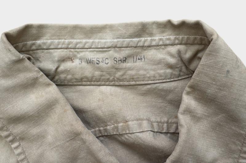 Original Luftwaffe Tropical Shirt (Tropenhemd) – Oberfeldwebel Rank, 1941