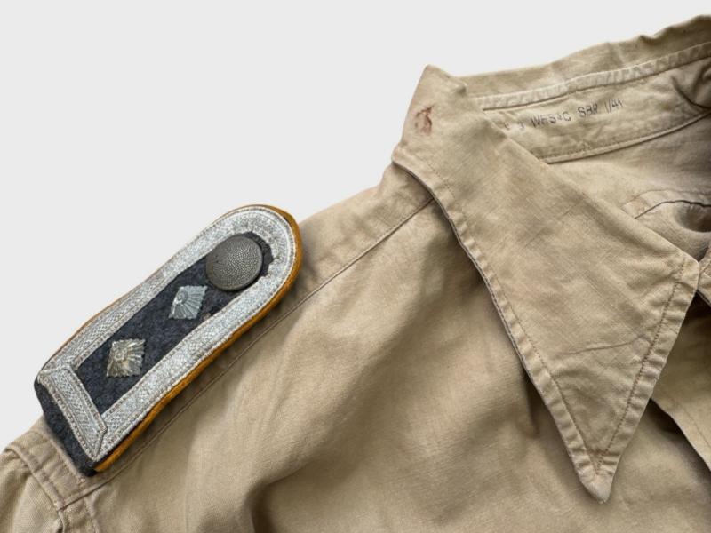 Original Luftwaffe Tropical Shirt (Tropenhemd) – Oberfeldwebel Rank, 1941