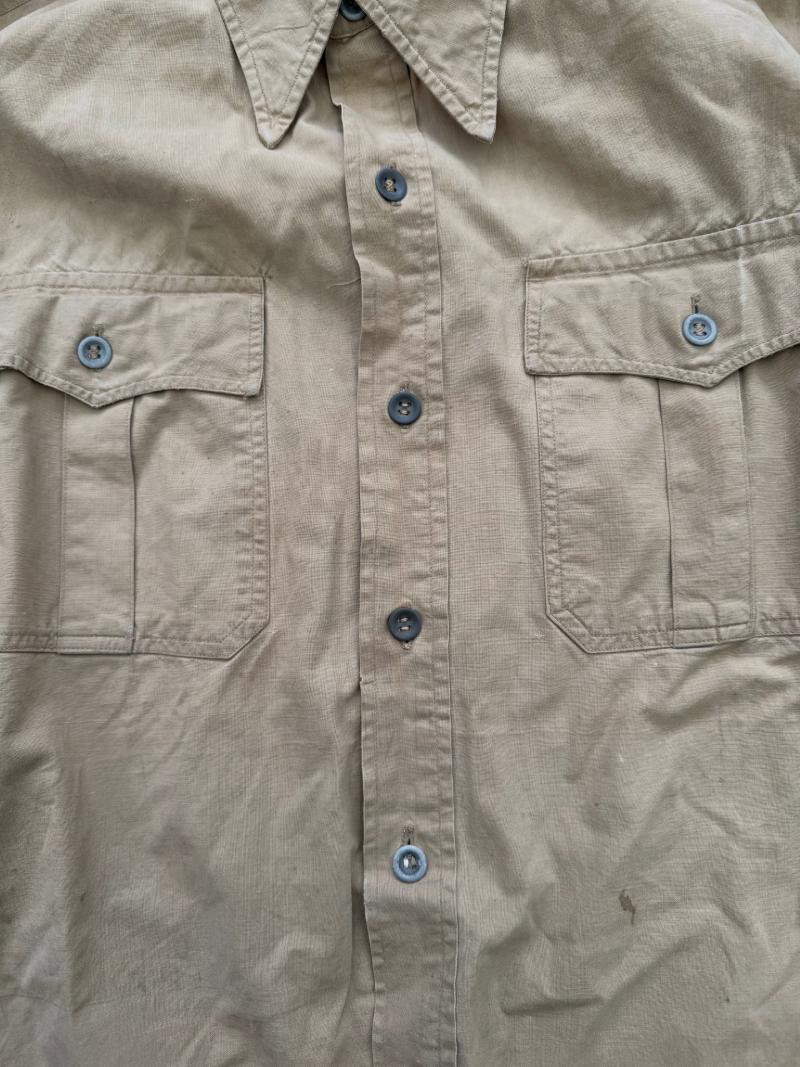Original Luftwaffe Tropical Shirt (Tropenhemd) – Oberfeldwebel Rank, 1941