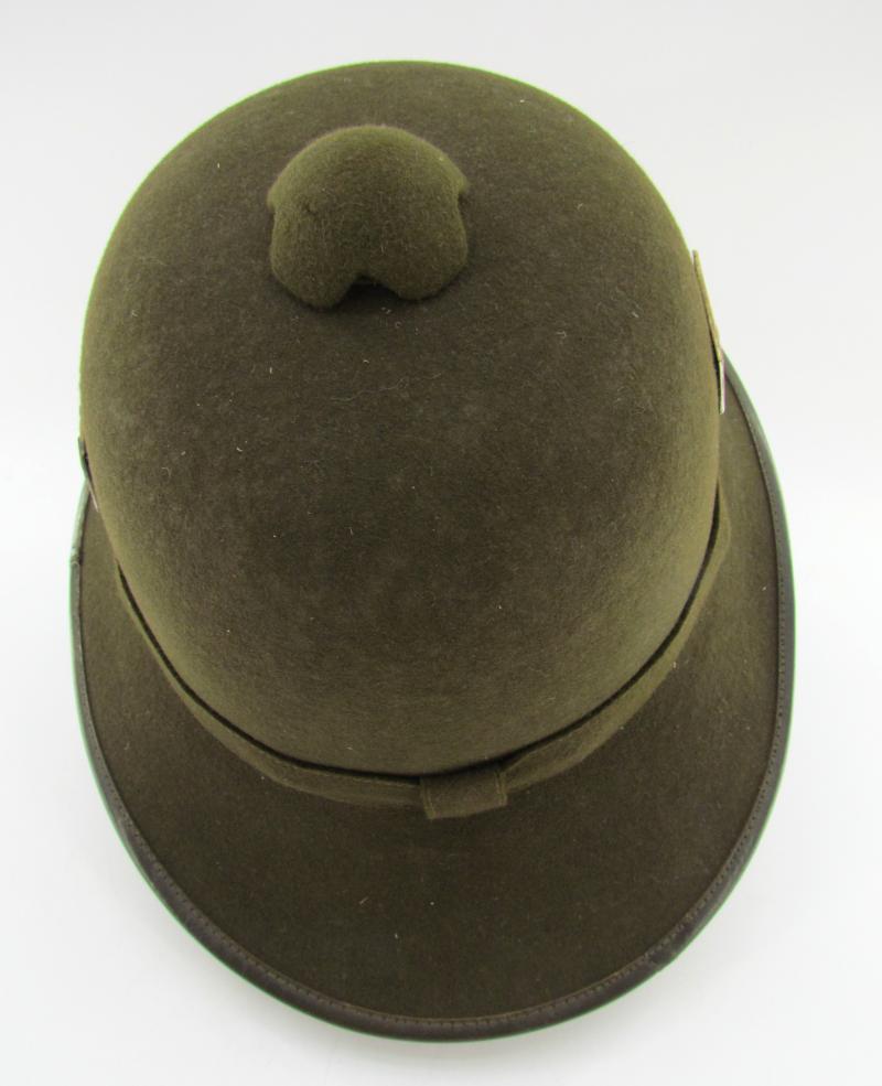 Wehrmacht (Heer) ‘Afrikakorps’ tropical pith helmet by ‘RF’ 1942