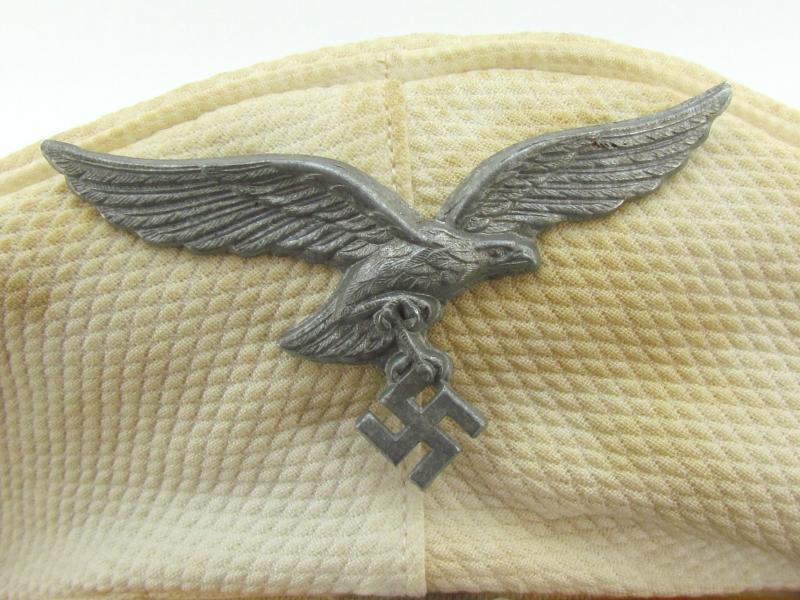 Luftwaffe EM/NCO White Topped visor cap for pilot/paratrooper