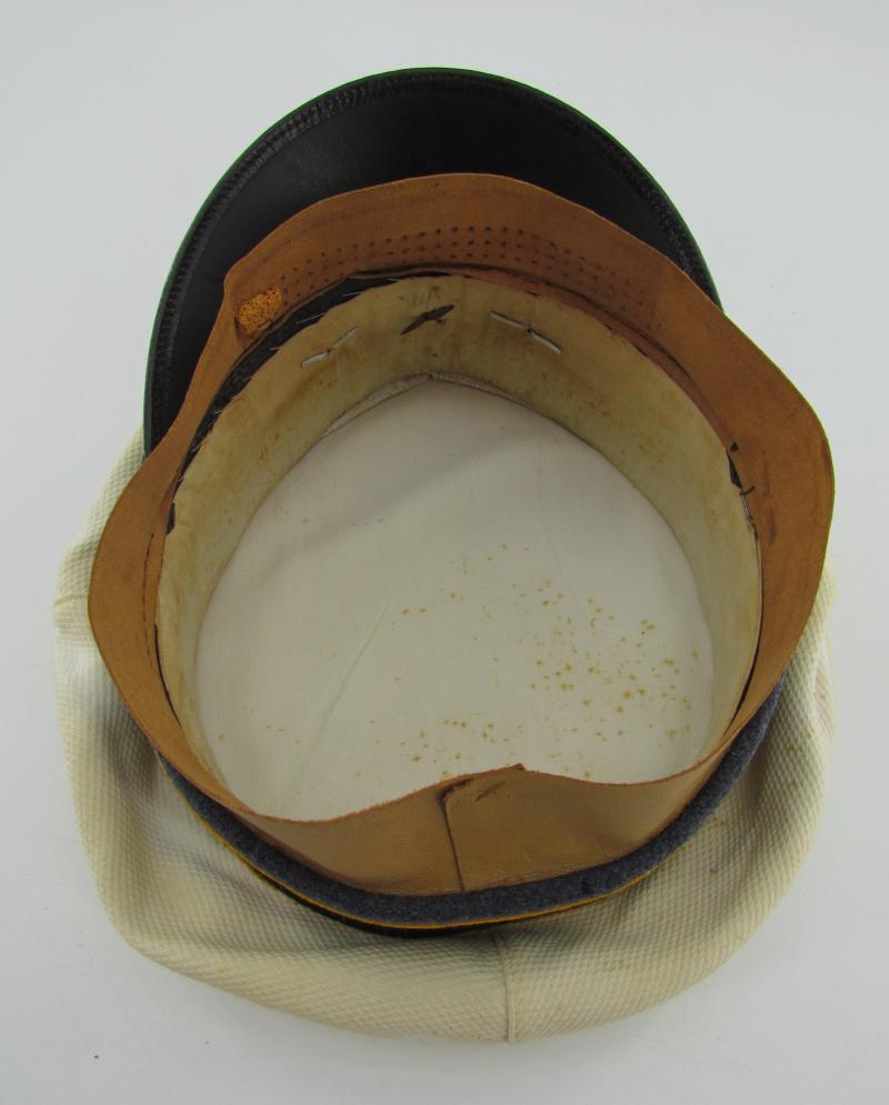 Luftwaffe EM/NCO White Topped visor cap for pilot/paratrooper