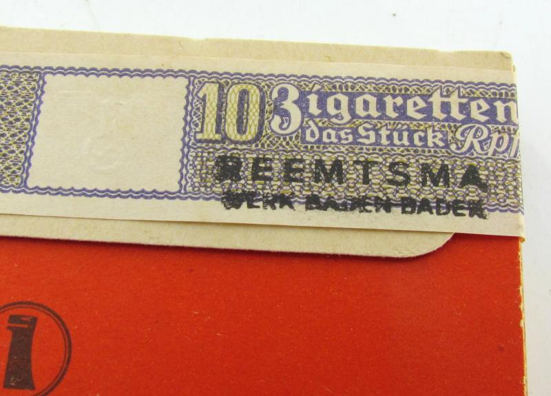 Original Reemtsma “R6 o/M” Muster Cigarettes – 1938–1940