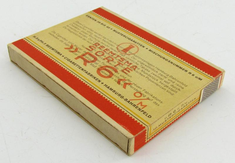 Original Reemtsma “R6 o/M” Muster Cigarettes – 1938–1940