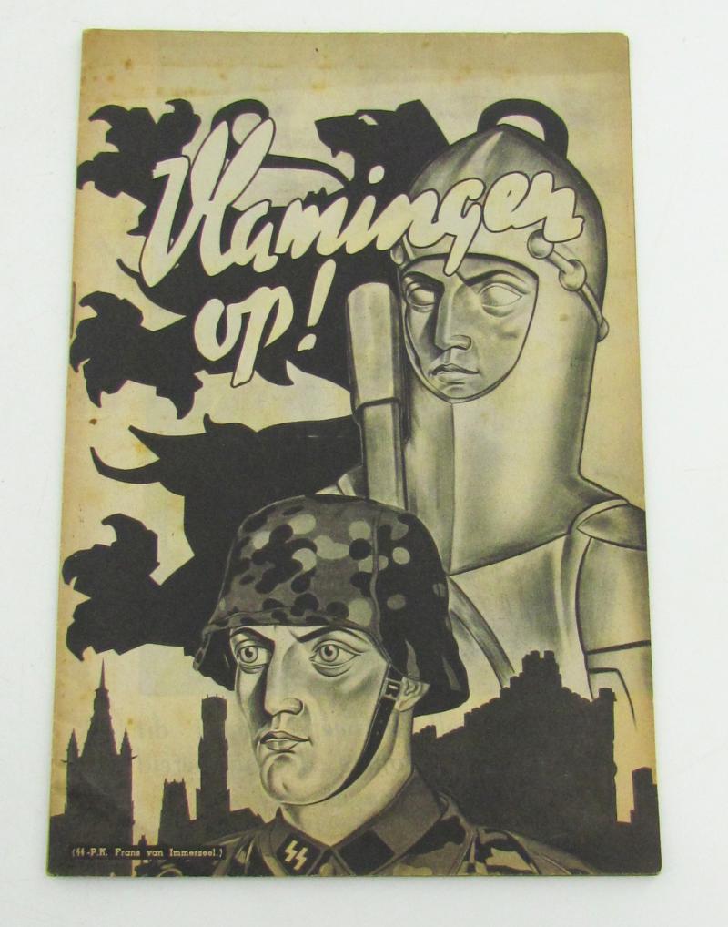 “Vlamingen op!” Waffen-SS Recruitment Brochure – Flanders, ca. 1941–1942