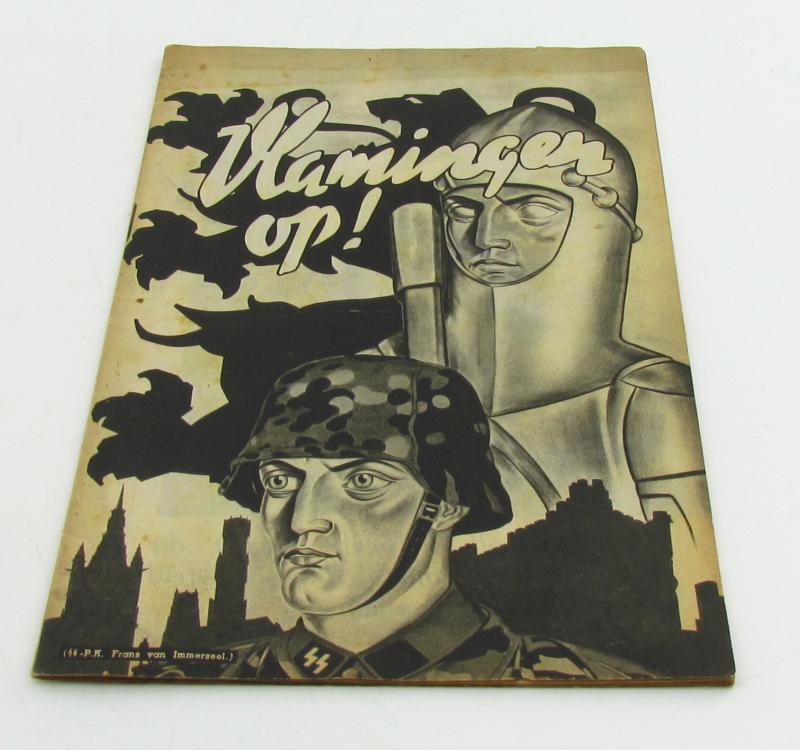 “Vlamingen op!” Waffen-SS Recruitment Brochure – Flanders, ca. 1941–1942