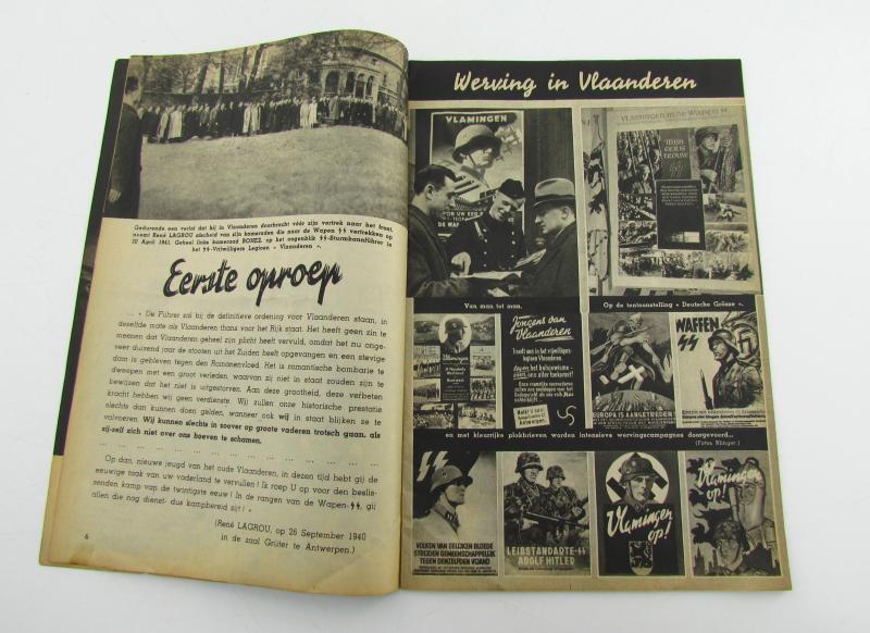 “Vlamingen op!” Waffen-SS Recruitment Brochure – Flanders, ca. 1941–1942