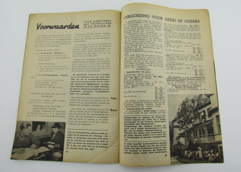 “Vlamingen op!” Waffen-SS Recruitment Brochure – Flanders, ca. 1941–1942