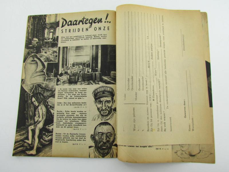 “Vlamingen op!” Waffen-SS Recruitment Brochure – Flanders, ca. 1941–1942