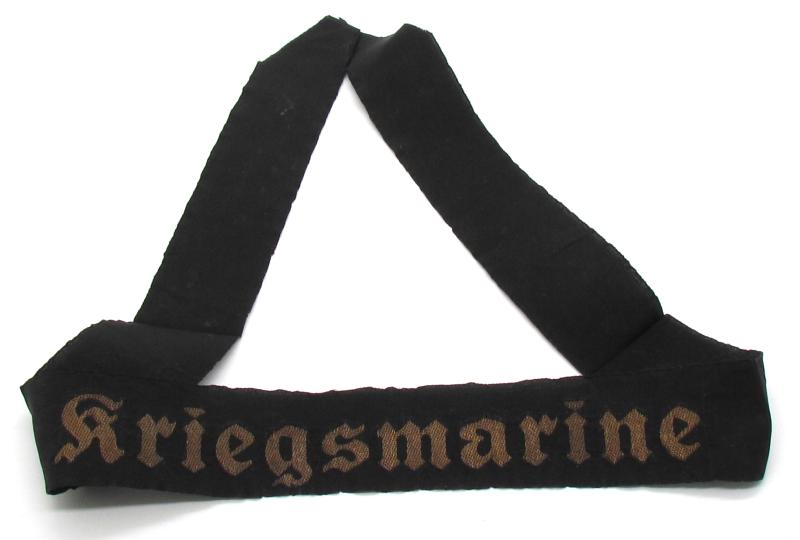 'Kriegsmarine' Cap Tally ( Mützenband )
