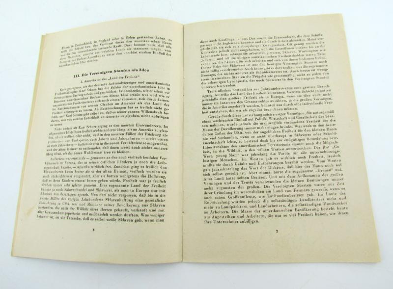 Wehrmacht USA America booklet army publication 1941