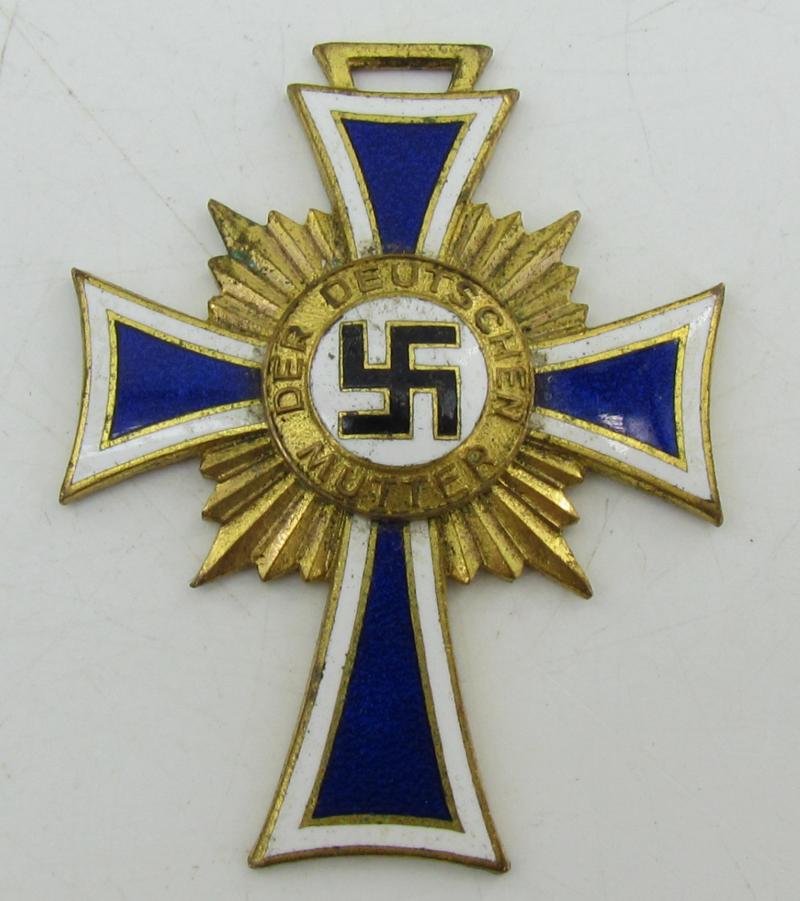 German Mothers Cross in Gold