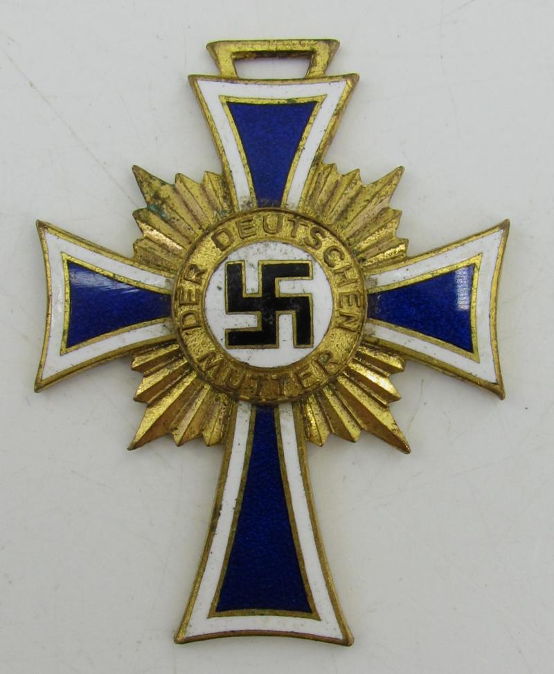 German Mothers Cross in Gold